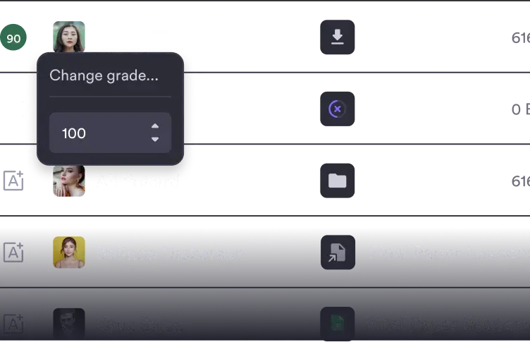 Course dashboard showing lessons, posts, rooms, and analytics