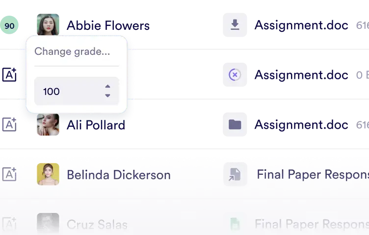 Course dashboard showing lessons, posts, rooms, and analytics