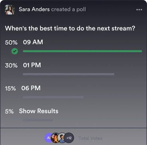 Community-led course with polls, spotlight posts, and a lounge room for peer tips.
