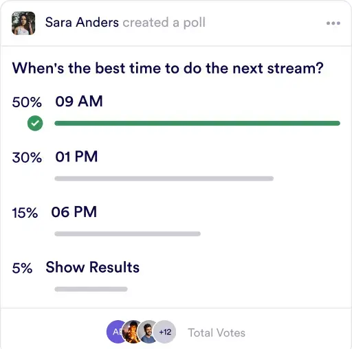 Community-led course with polls, spotlight posts, and a lounge room for peer tips.
