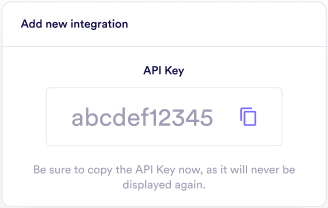 api key