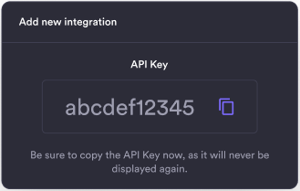 api key