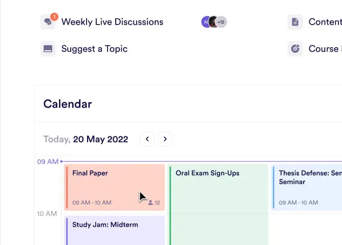 Course Animation frame 2