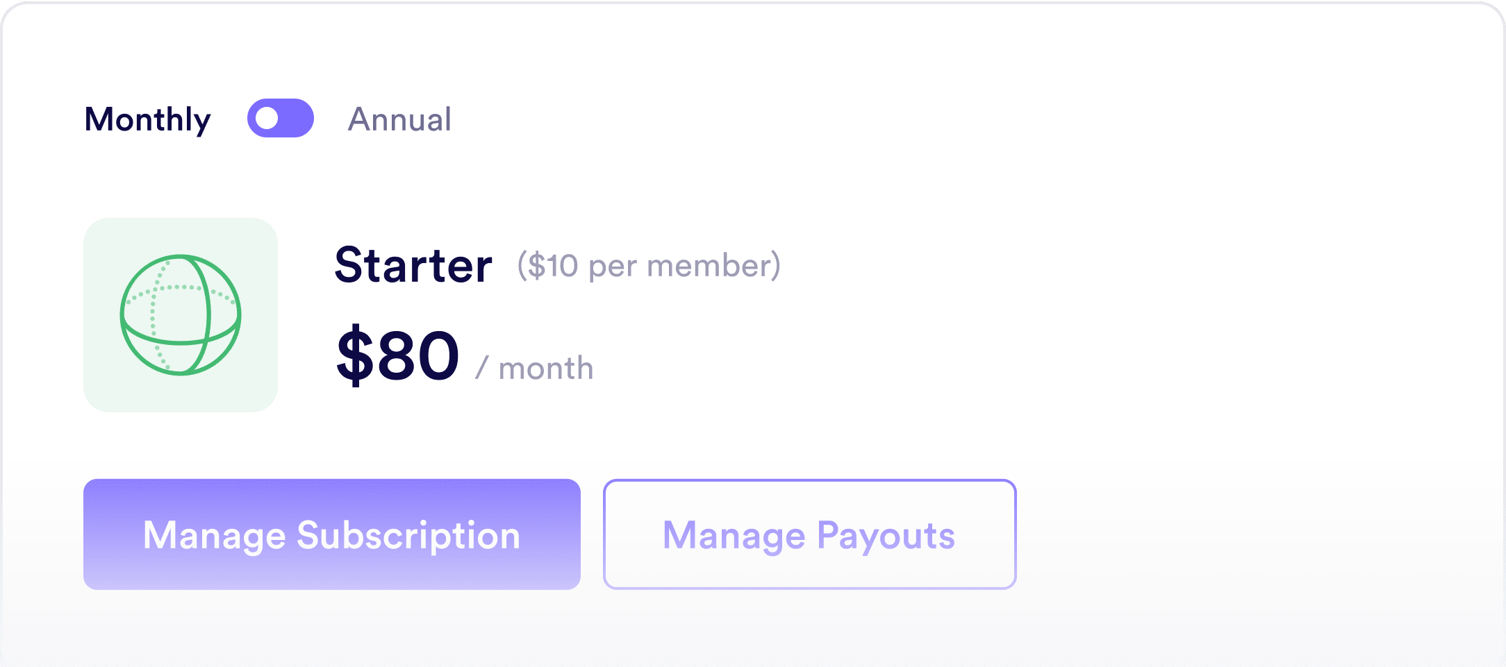 Illustration of various pricing plans displayed on a screen, highlighting affordability and value.