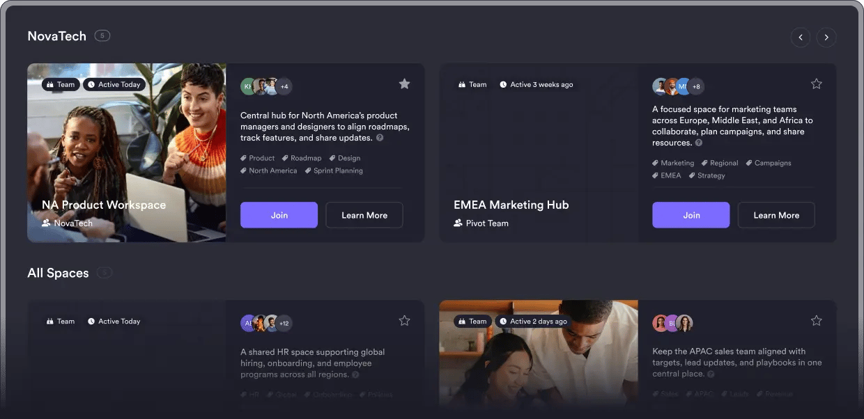 Collaboration in a global space