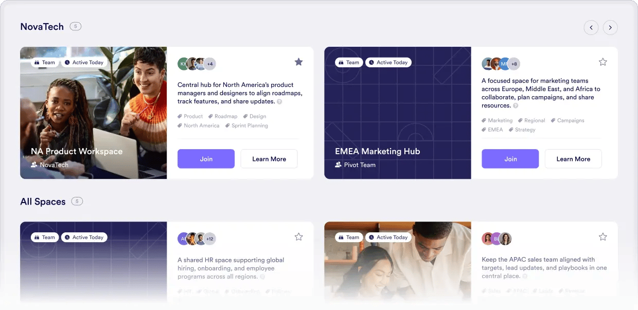 Collaboration in a global space