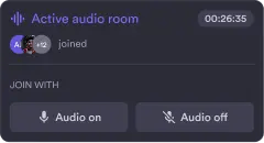 Active audio room