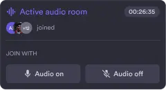 Active audio room