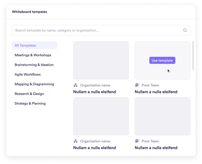 Whiteboard Templates