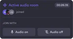 Active audio room