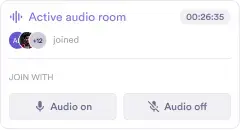 Active audio room