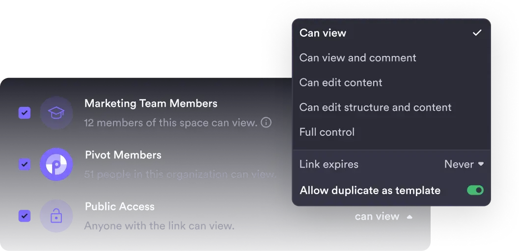 Controls that keep projects steady