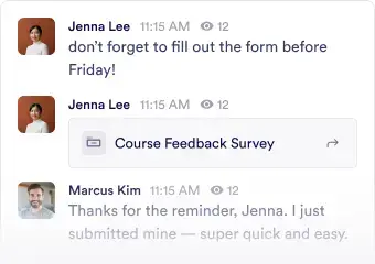 Users chatting illustration