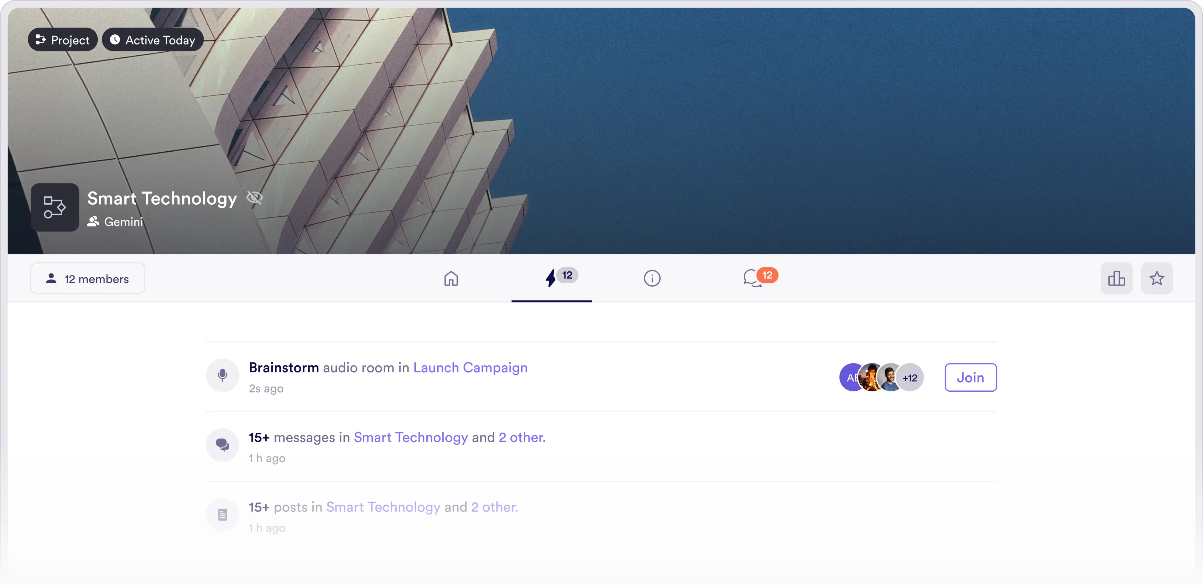 Space and goals overview